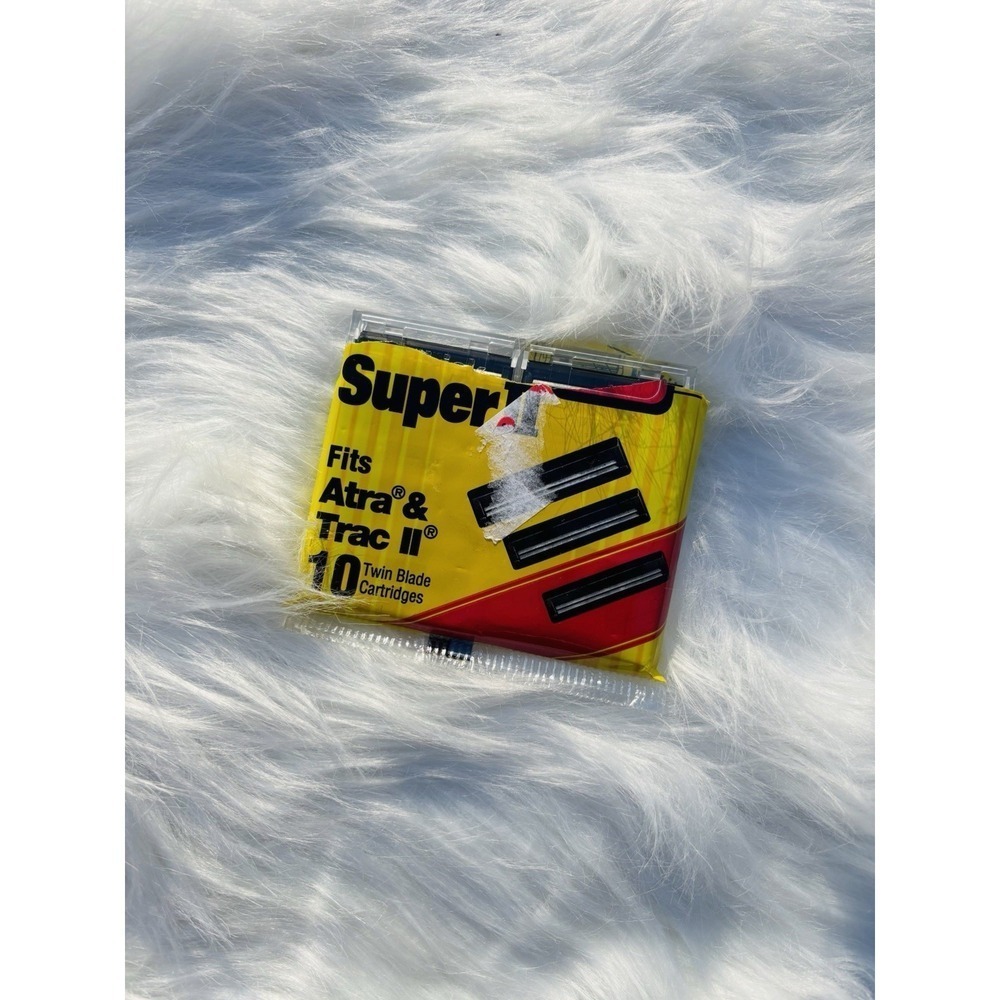 Schick Super II Fits Atra & Trac II Package of 10 Twin Blade Cartridges NOS Read